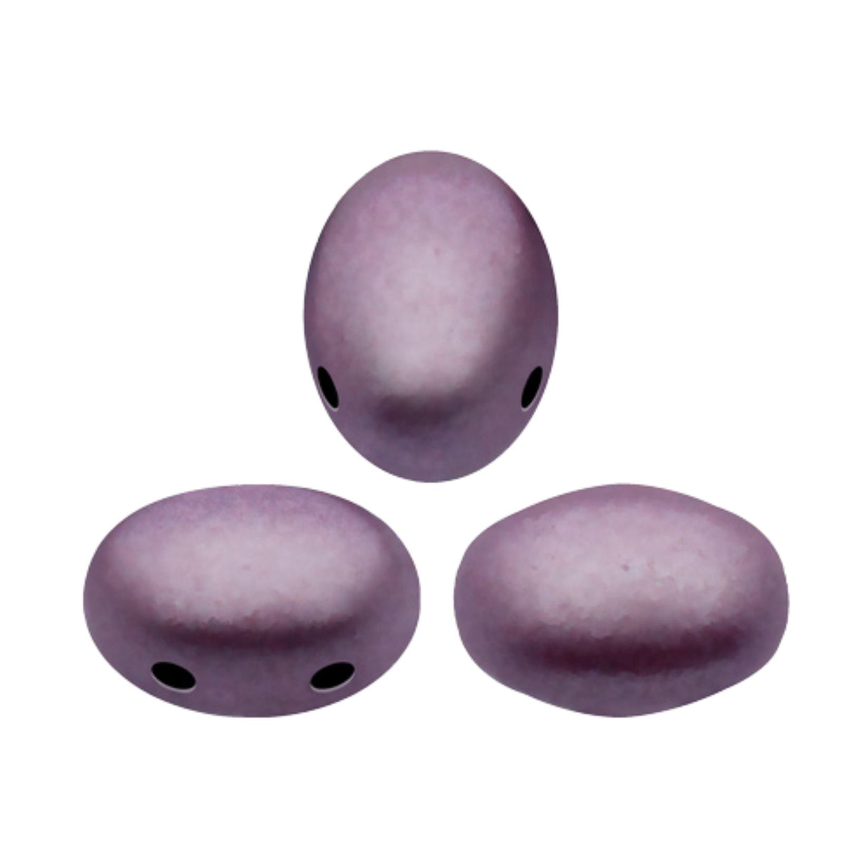 Samos Beads Metallic Matte Dark Plum