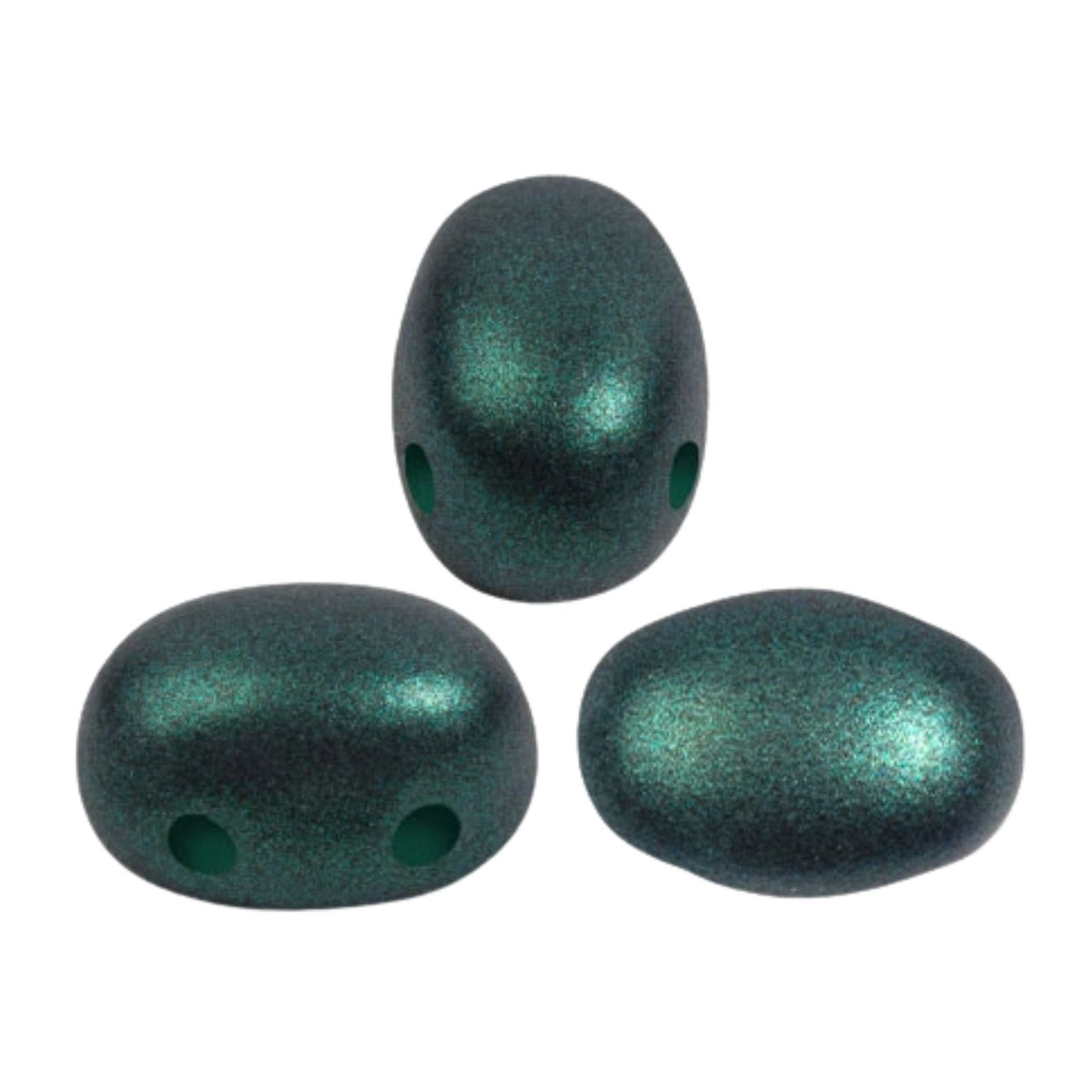 Samos Beads Metallic Matte Emerald