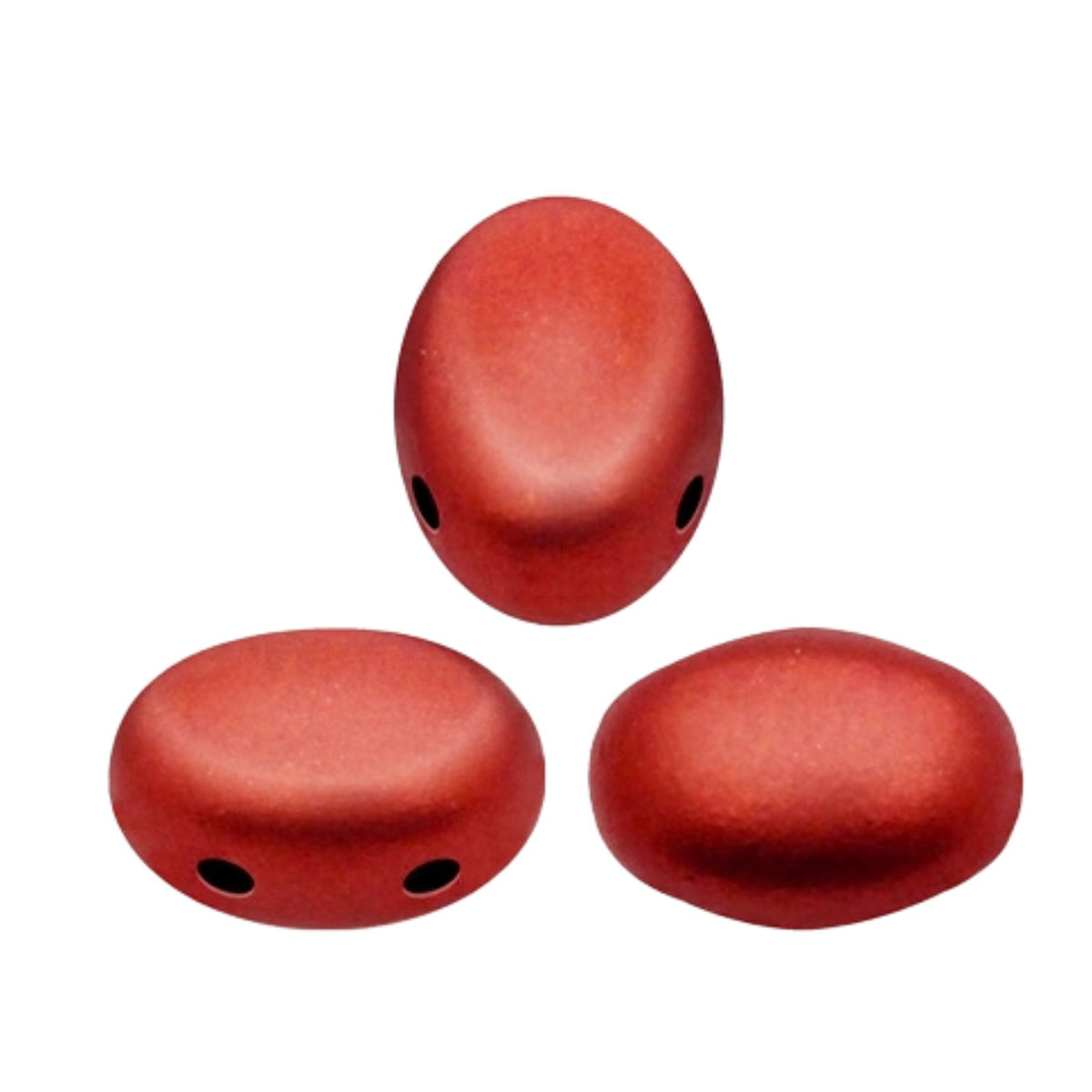 Samos Beads Red Metallic Matte 