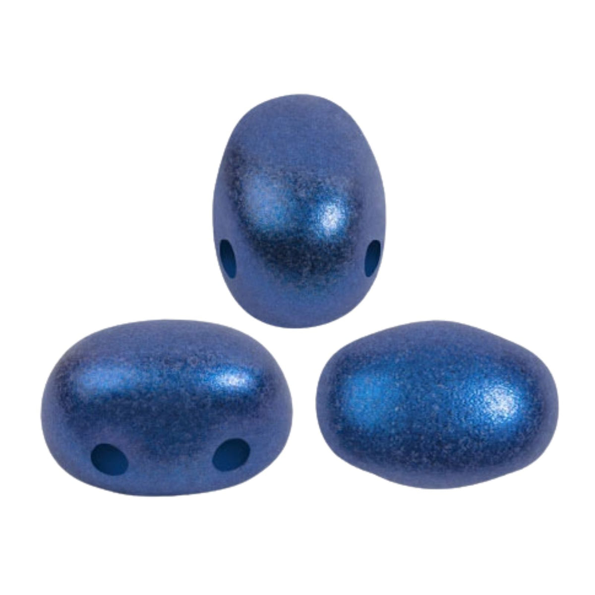Samos Beads Metallic Matte Caribbean Blue