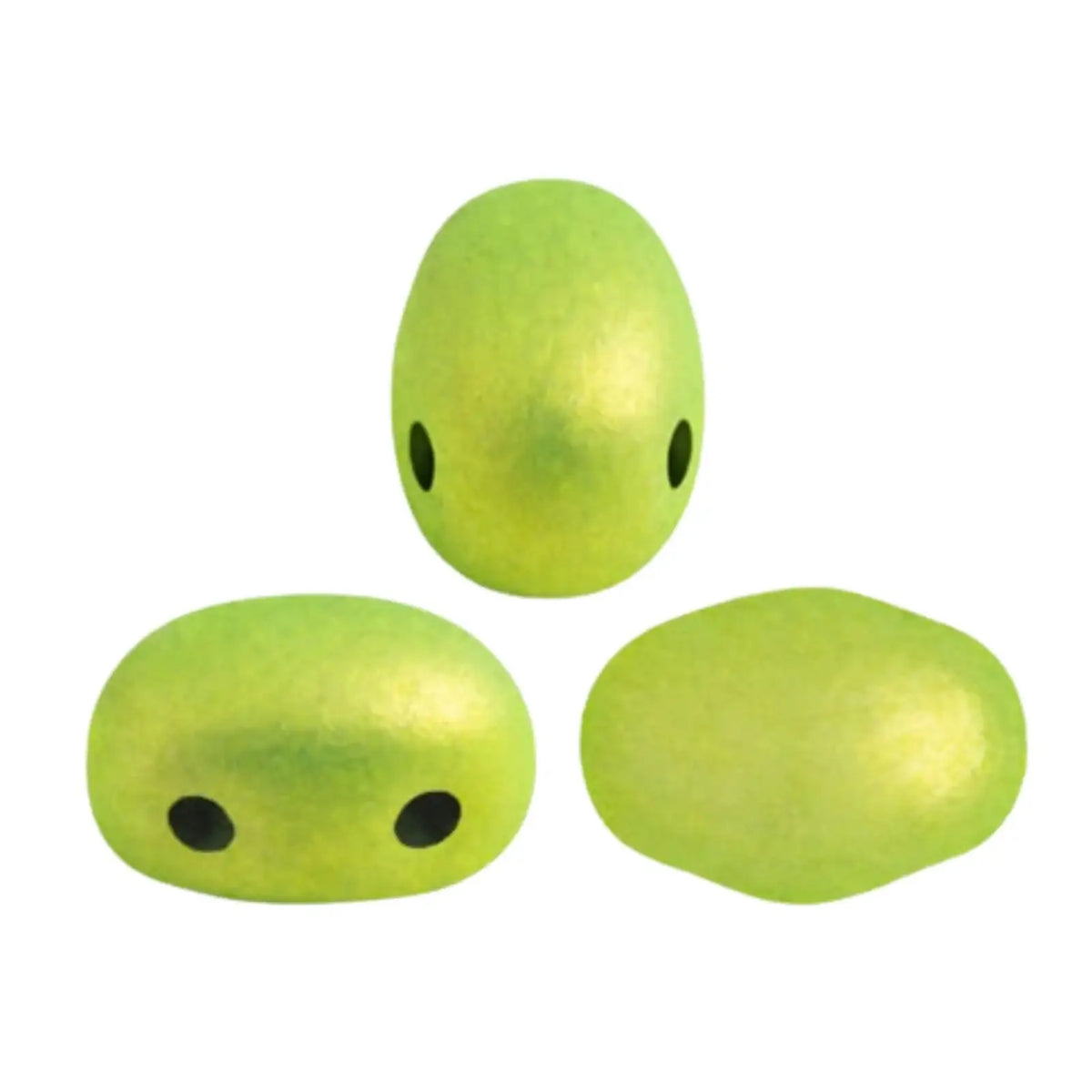 Samos Beads Metalust Electric Green Matte