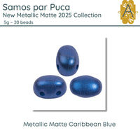 Samos par Puca, 5g, New Metallic Matte Collection 2025, 10 colors - The Argus Collection