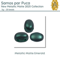 Samos par Puca, 5g, New Metallic Matte Collection 2025, 10 colors - The Argus Collection