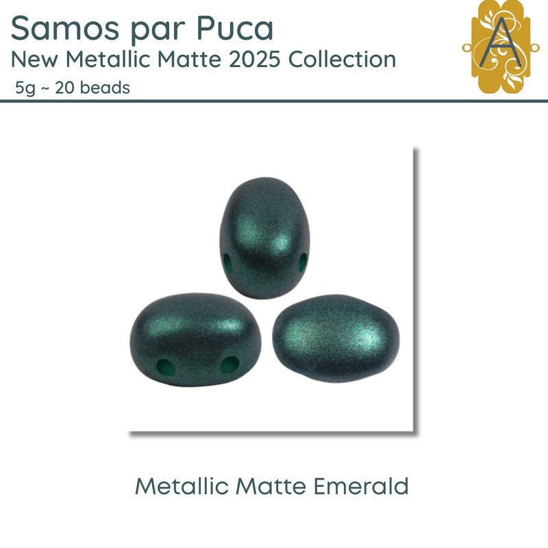 Samos par Puca, 5g, New Metallic Matte Collection 2025, 10 colors - The Argus Collection