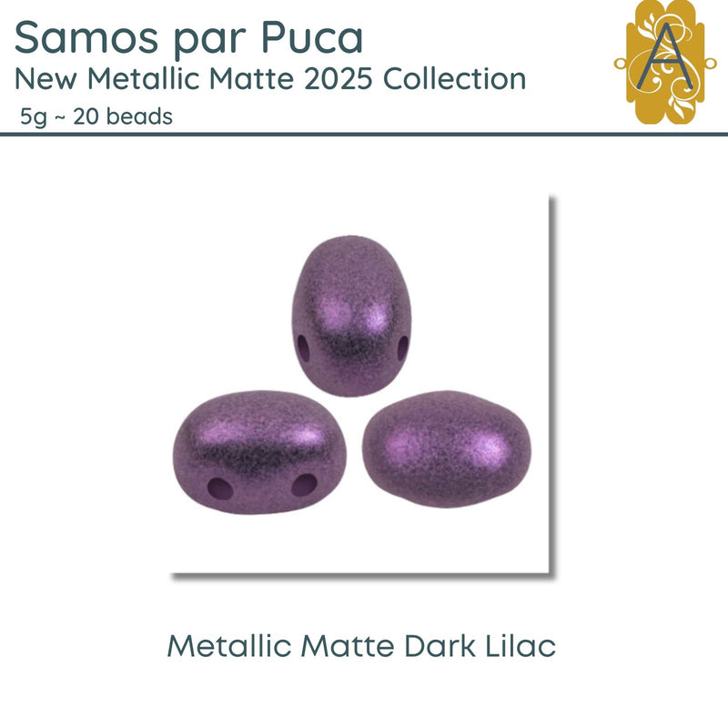 Samos par Puca, 5g, New Metallic Matte Collection 2025, 10 colors - The Argus Collection