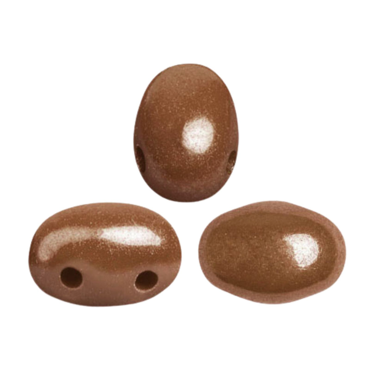 Samos Beads Opaque Choco Luster