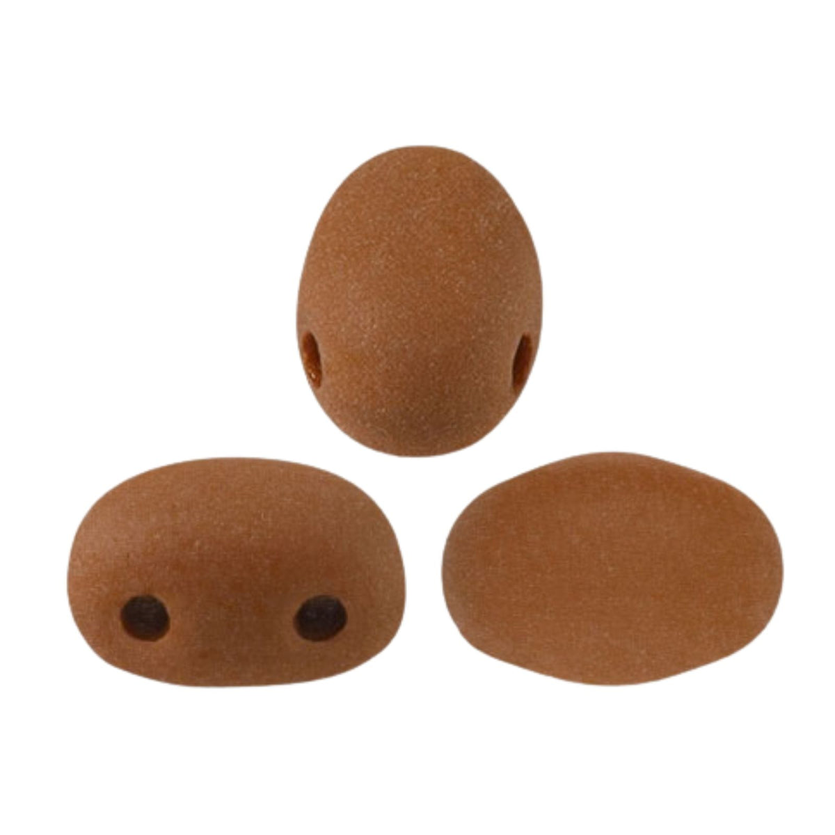 Samos Beads Opaque Choco Matte