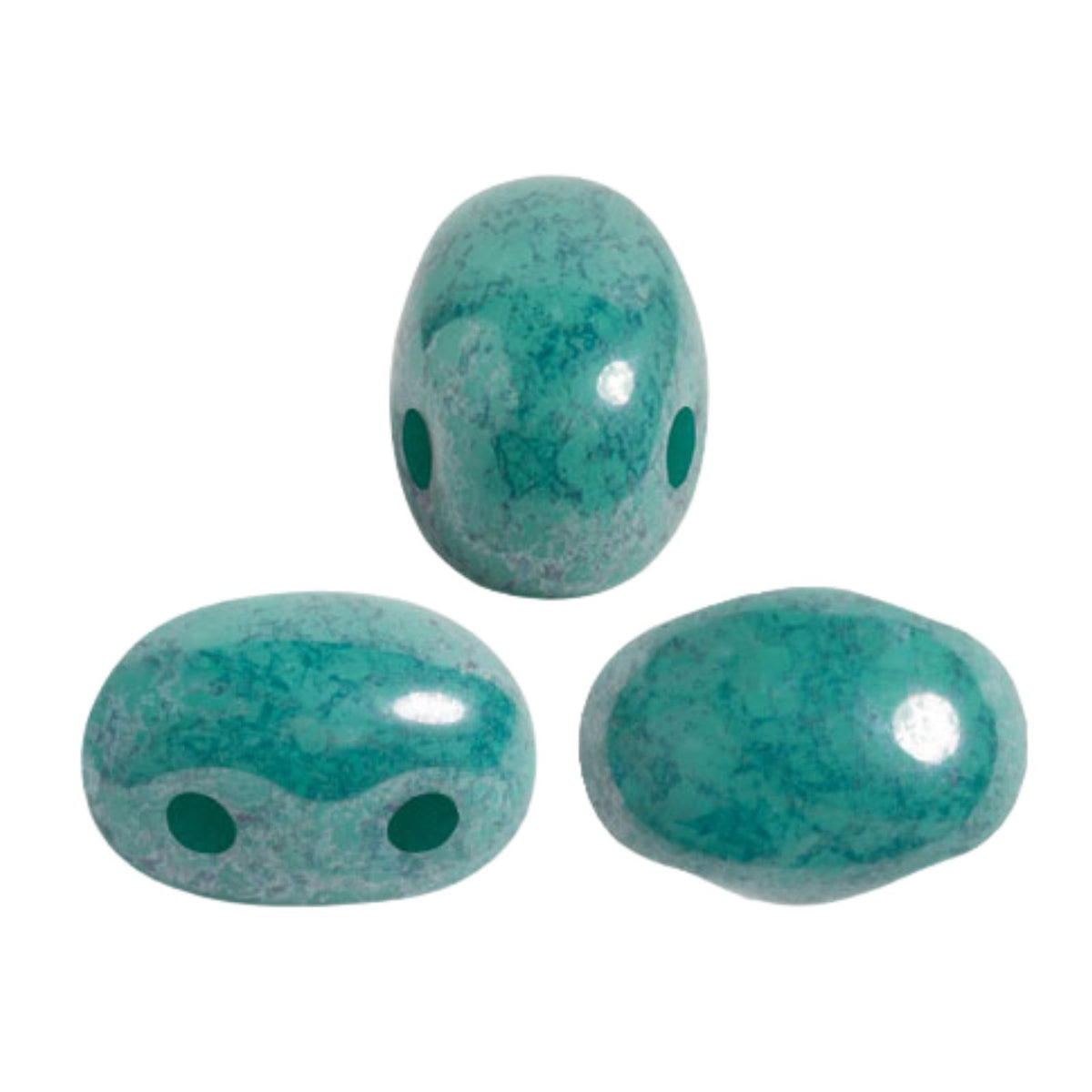 Samos Beads Green Turquoise Blue Terracotta