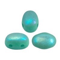 Samos Beads Green Turquoise Matte AB