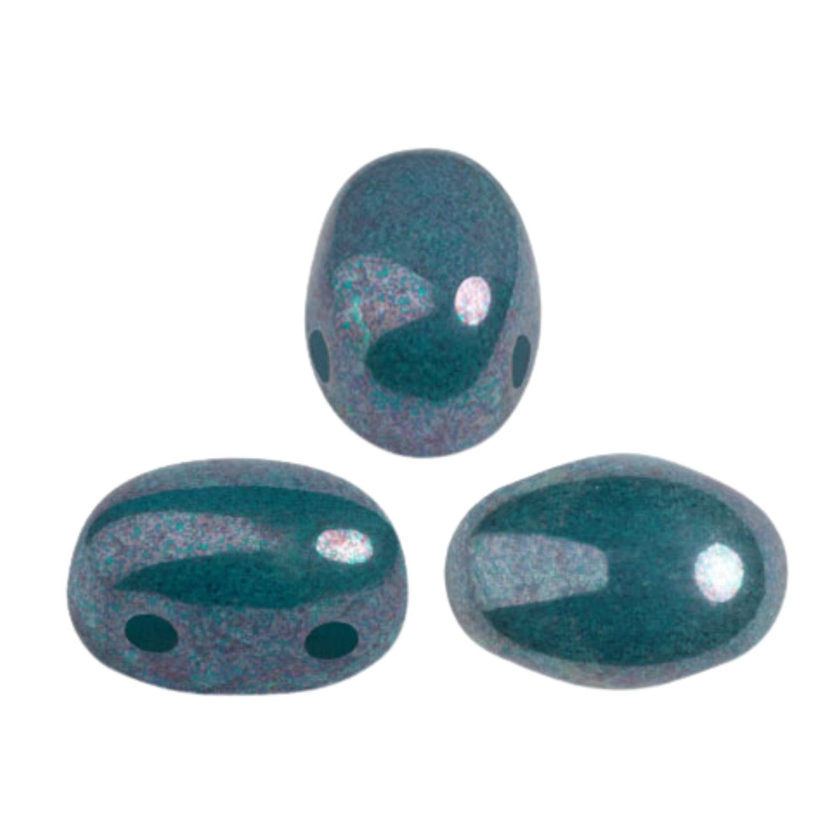 Samos Beads Green Turquoise Nebula