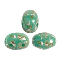 Samos Beads Green Turquoise Rembrandt