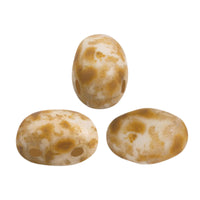 Samos Beads Opaque White Matte Travertin