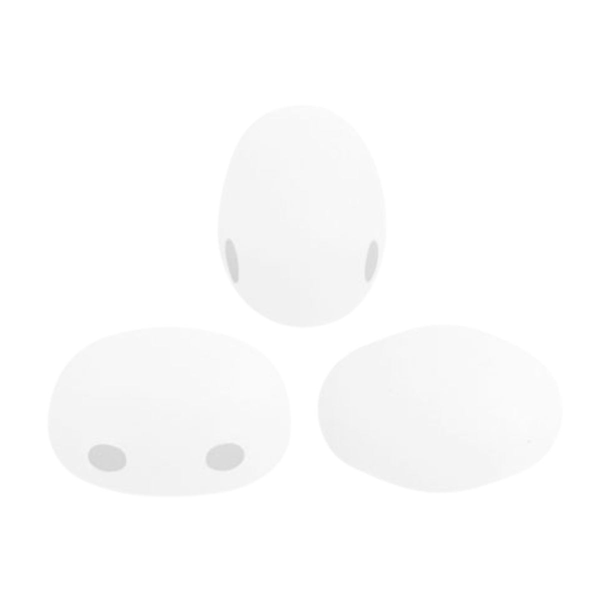 Samos Beads Opaque White Matte