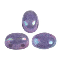 Samos Beads Opaque White Nebula