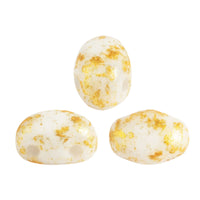 Samos Beads Opaque White Splash