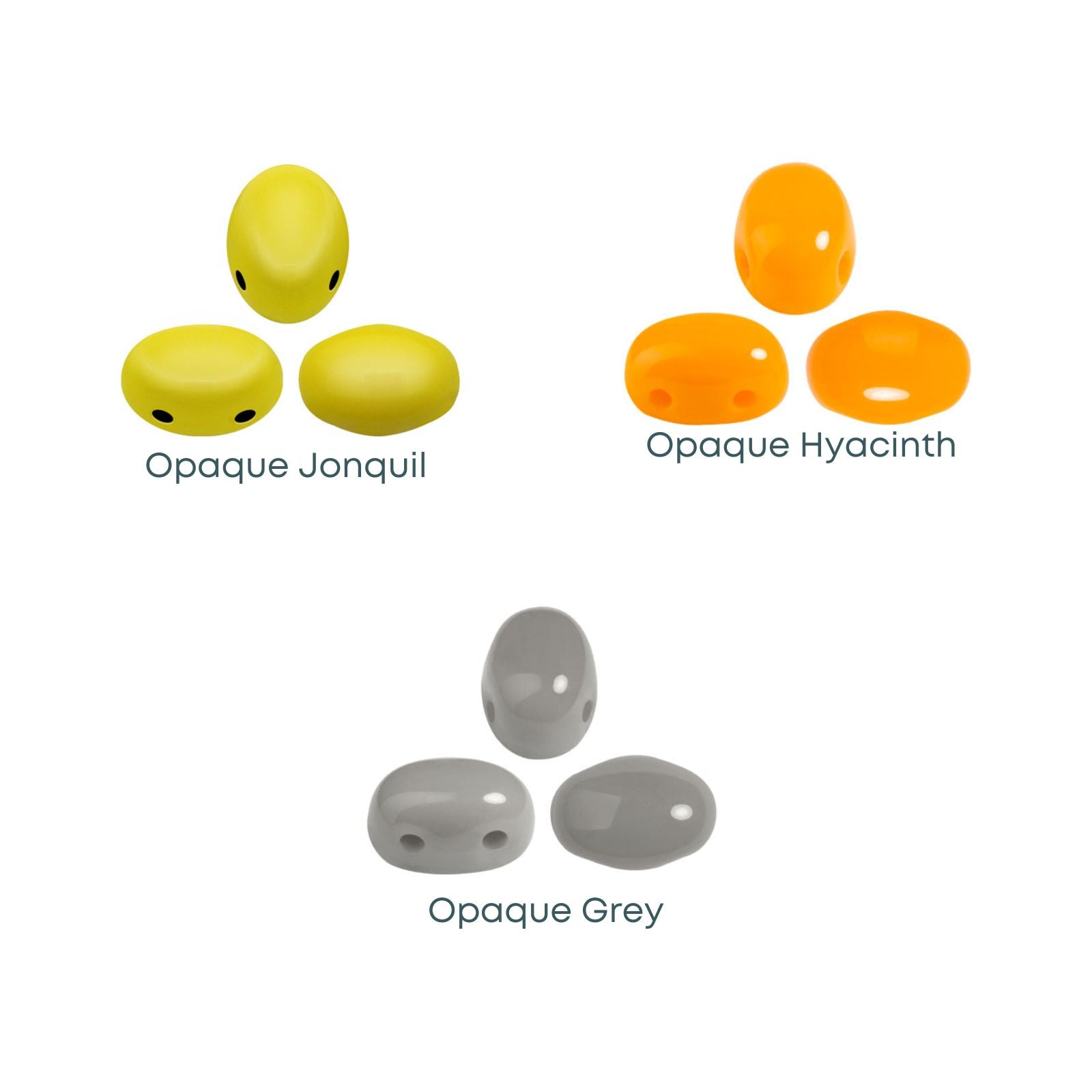 Samos Beads par Puca, Opaque, 5g & 20g