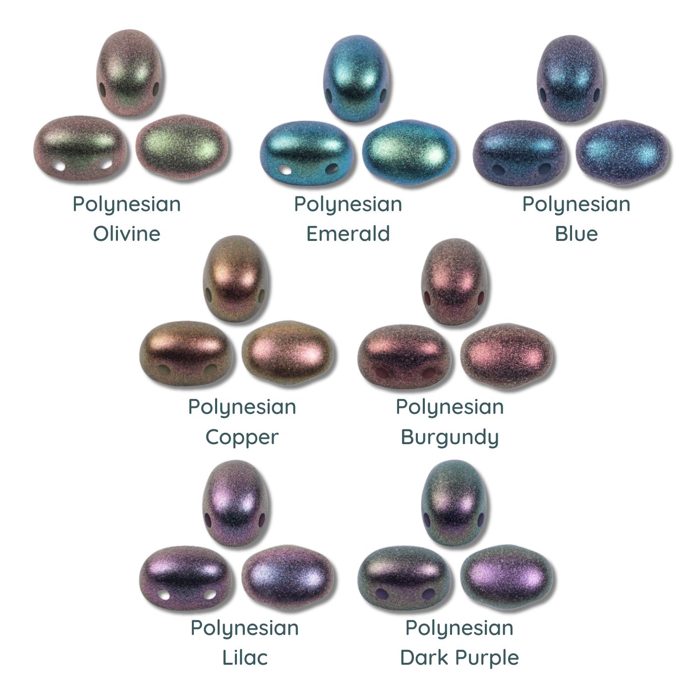 Samos Beads par Puca, Polynesian, 5g & 20g