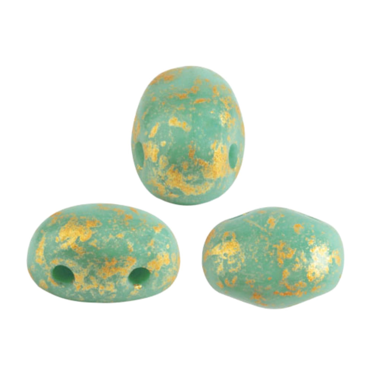 Samos Beads Green Turquoise Splash 