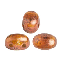 Samos Beads Crystal Copper Spotted 