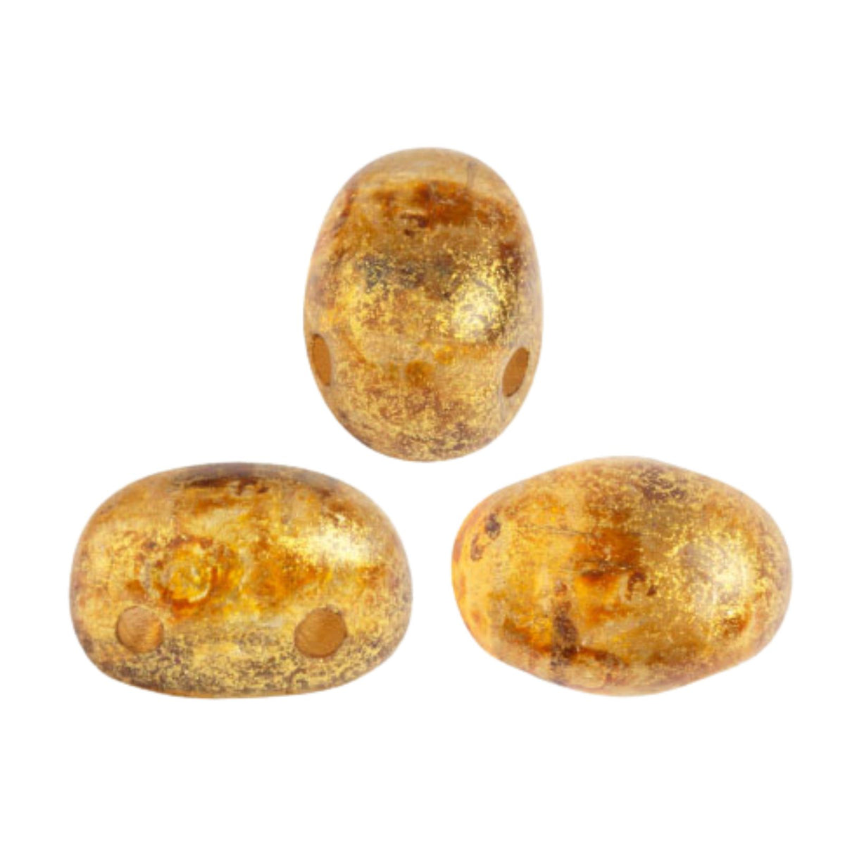 Samos Beads Crystal Gold Spotted 