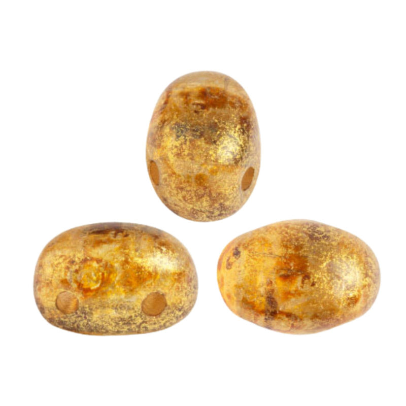 Samos Beads Crystal Gold Spotted 