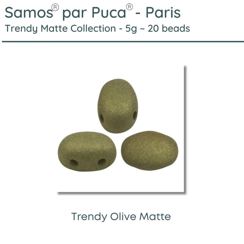 Samos par Puca, Trendy Matte Collection, 5g. 10 colors - The Argus Collection