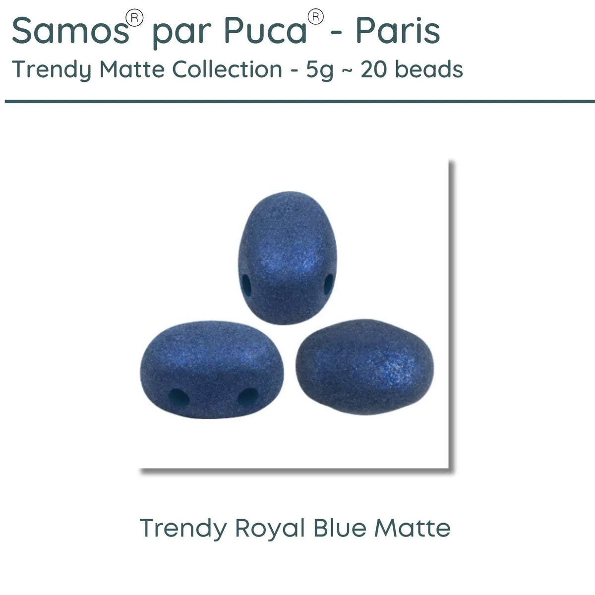 Samos par Puca, Trendy Matte Collection, 5g. 10 colors - The Argus Collection