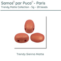 Samos par Puca, Trendy Matte Collection, 5g. 10 colors - The Argus Collection