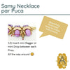 Samy Necklace Pattern Par Puca - The Argus Collection