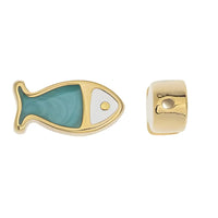 Santorini Fish Beads, 2 Pcs - The Argus Collection