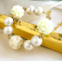 Cotton Pearls by Miyuki, White or Ivory, 12, 14 or 20mm - The Argus Collection