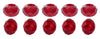 Facetted Glass Rondelle European-style Beads, 10 Pcs. - The Argus Collection