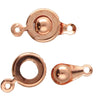Ball & Socket Clasps (Patented 2007), Premium Quality, 2 Sets, 7 Finishes - The Argus Collection