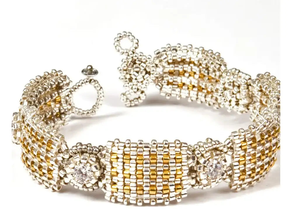 Melanie Potter Ribbed Cuff Kit, Silver & Gold - The Argus Collection