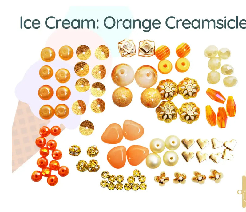 Jesse James, Mini Mix Beads, Ice Cream Collection - The Argus Collection