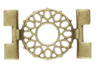 Cymbal, Detis II Half Tila Connector, 4 Finishes - The Argus Collection