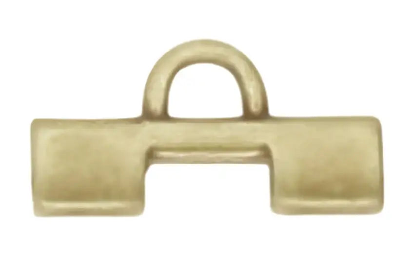 Cymbal Soros II Tila or Half Tila Bead Ending or Connector, 2 Pcs. - The Argus Collection