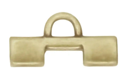 Cymbal Soros II Tila or Half Tila Bead Ending or Connector, 2 Pcs. - The Argus Collection