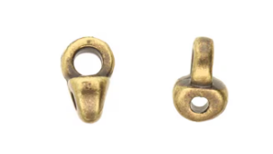 Cymbal Remata, Superduo Bead Ending, 6 Pcs.