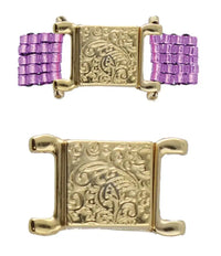 Cymbal Afrata II, Magnetic Clasp, for 11/0 Seed Beads - The Argus Collection