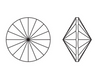 Brilliance Crystal Rivolis, 1122, 14mm, Army Green Delite