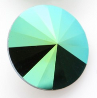 Brilliance Rivolis, 1122, 14mm, Scarabaeus Green