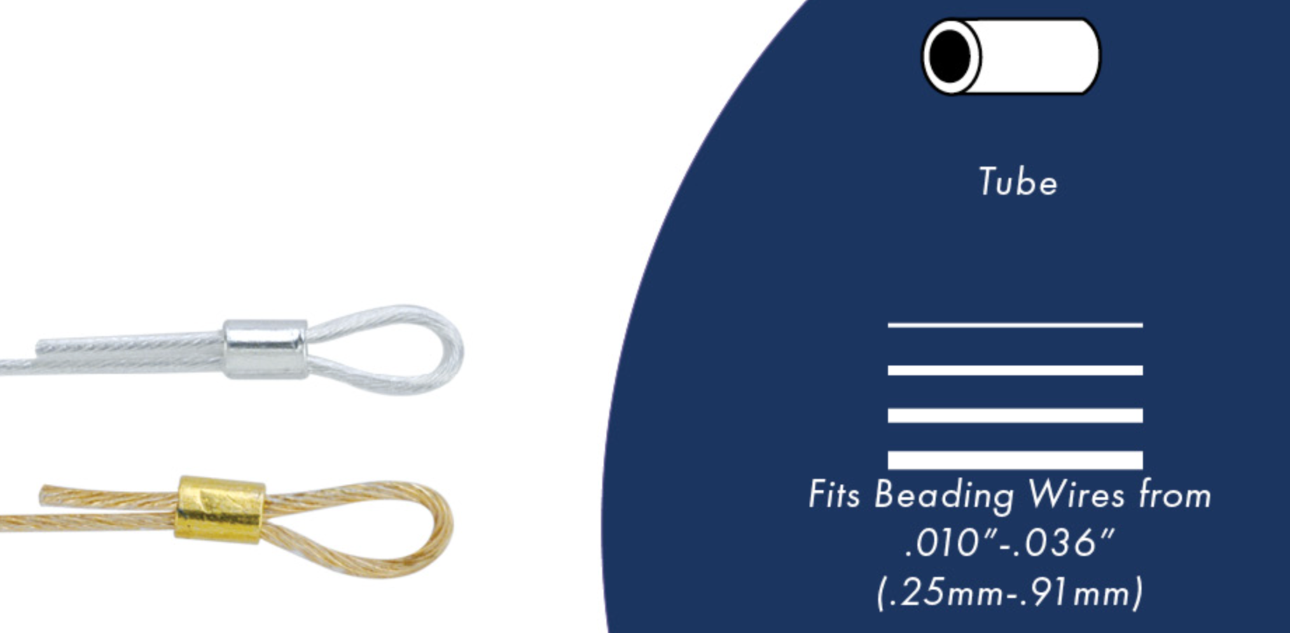 Beadalon Crimp Tube Variety Pack, Size #3, 600 Pcs. 4 Colors