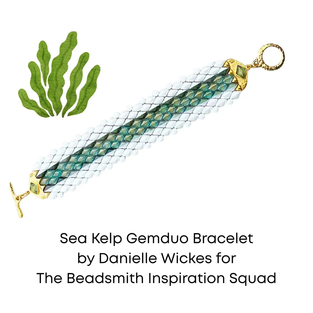 Sea Kelp Bracelet Pattern by Danielle Wickes - The Argus Collection
