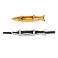 Sleek Fish Slider for 1.5mm Round Leather