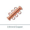 Slide Lock Tube Clasps, 2, 3 or 4 Strand - The Argus Collection