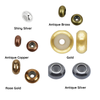 SMALL Bead Stoppers for Leather, Cord or Chain, 6mmx1.2mm