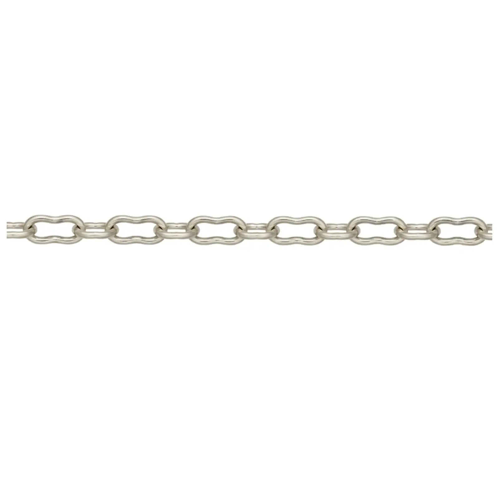 SmallorMediumPeanutEuroChainAntSilver-Example - The Argus Collection