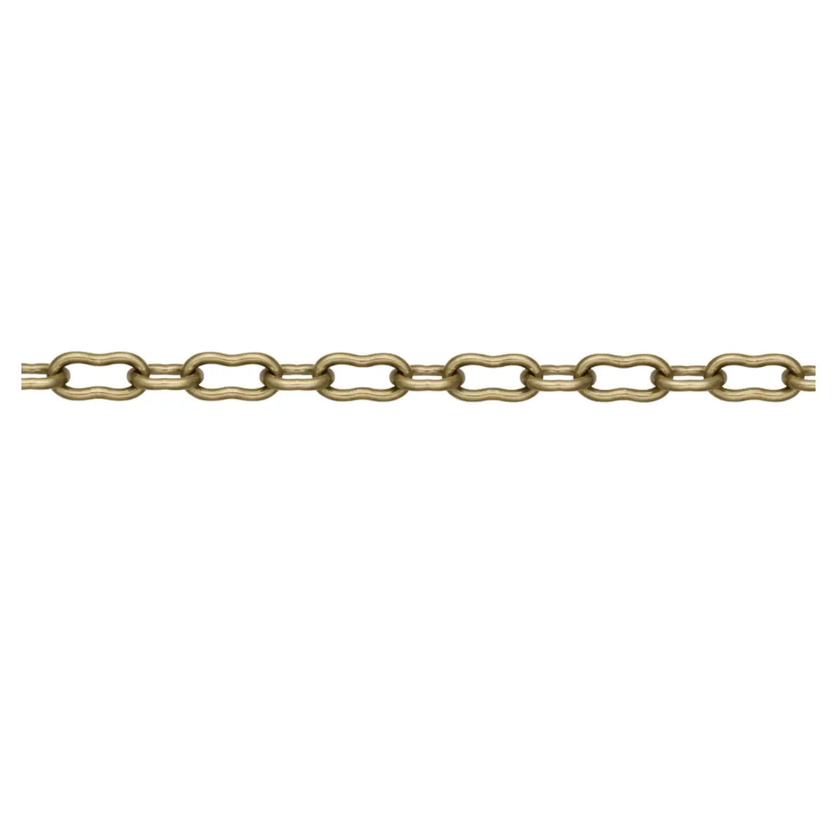 SmallorMediumPeanutEuroChainAntiqueBrass-Example - The Argus Collection