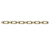 SmallorMediumPeanutEuroChainAntiqueBrass-Example - The Argus Collection